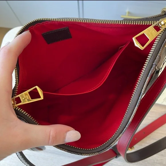 Louis Vuitton Damier Ebene South Bank Besace Bag Purse - Picture 4 of 14